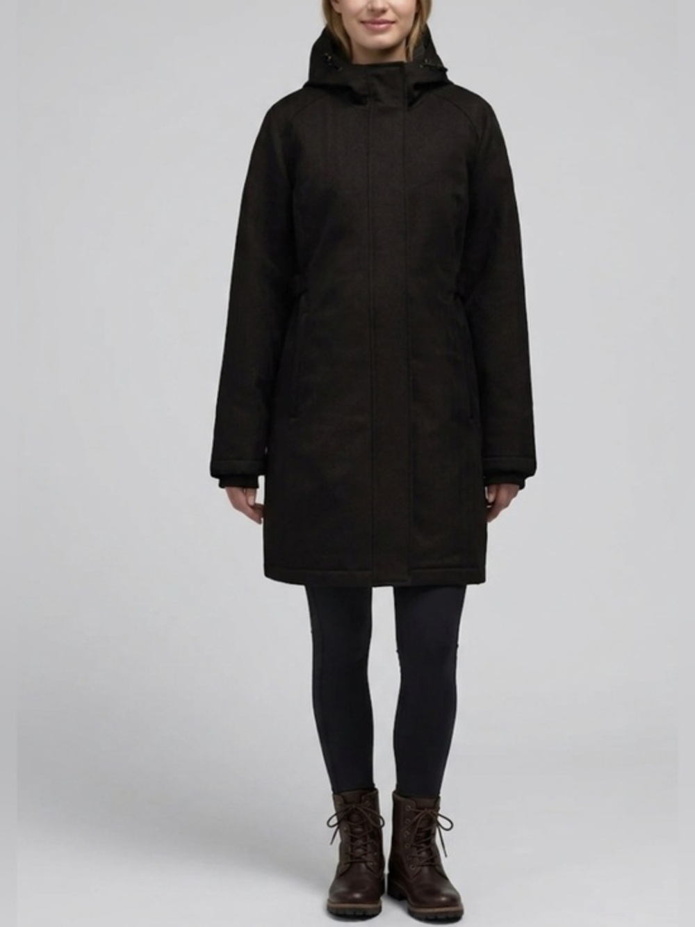 Stormpack Sunice Black Hooded Winter Coat Size Medium NWOT